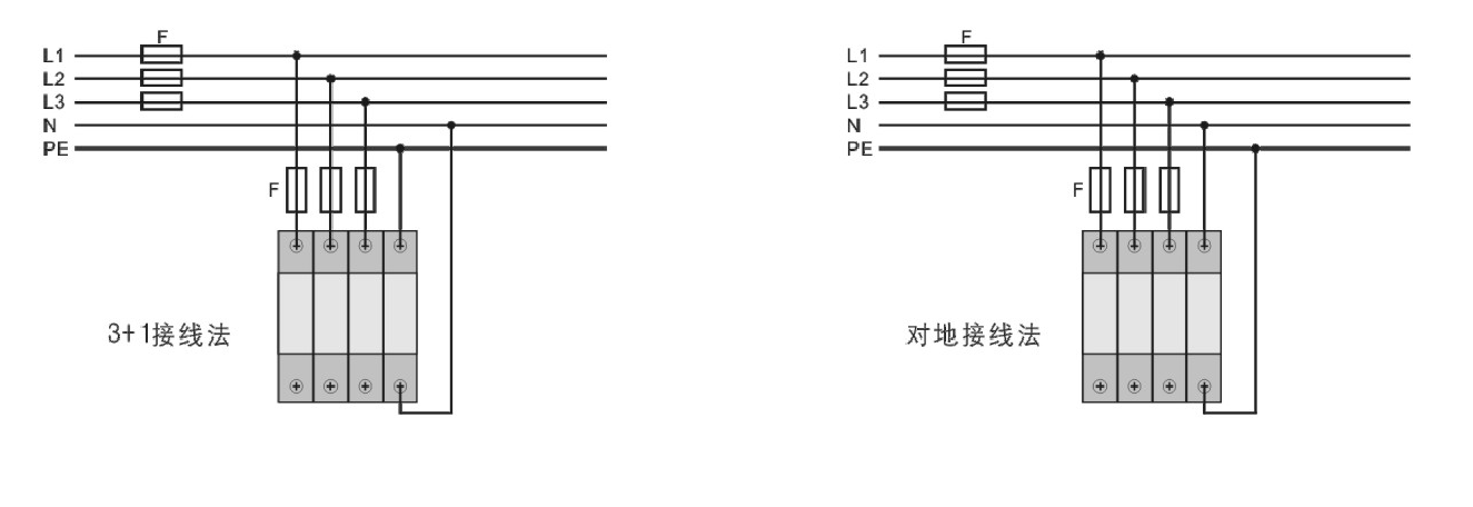 钧和电子浪涌保护器接线图